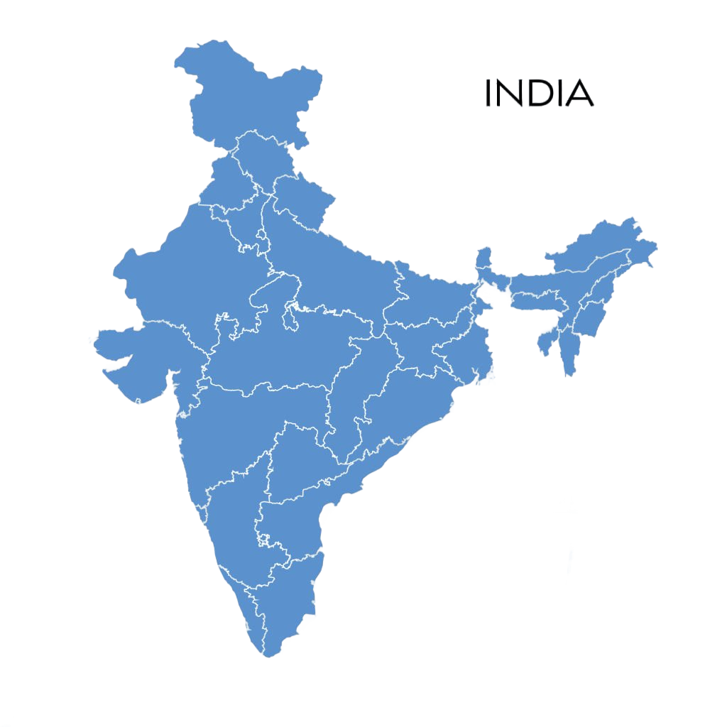 India cybernetic map showing Vedtam footprint